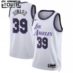 Los Angeles Lakers Trikot 22 Dwight Howard 39 Nike 2022-23 City Edition Weiß Swingman - Kinder